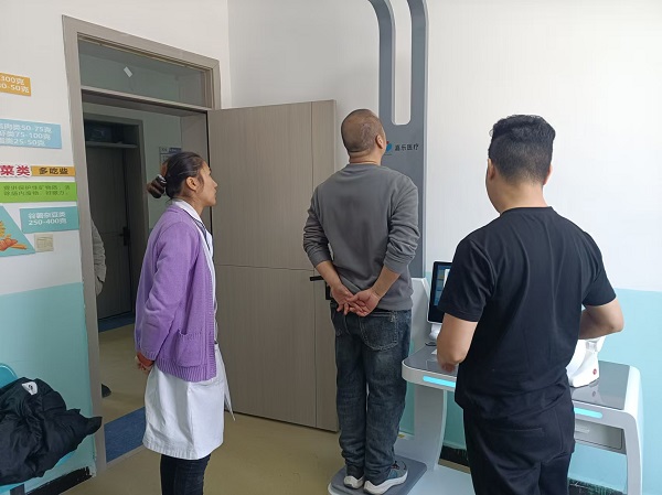 嘉樂醫(yī)療智能體檢一體機(jī)檢測中 嘉樂醫(yī)療智能體檢一體機(jī)檢測中